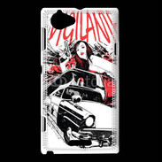Coque Sony Xperia L Vigilante au féminin