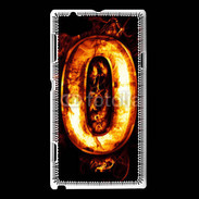 Coque Sony Xperia L Zéro en feu