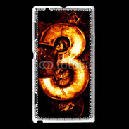 Coque Sony Xperia L Trois en feu