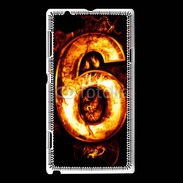 Coque Sony Xperia L Six en feu
