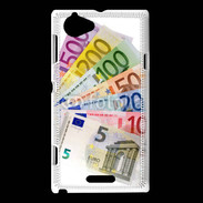 Coque Sony Xperia L Eventail de billet de bnaque