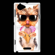 Coque Sony Xperia L Yorkshire avec un cornet de glace
