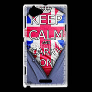 Coque Sony Xperia L Keep Calm Businessman