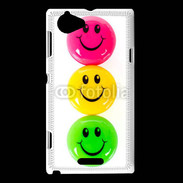 Coque Sony Xperia L Smiley colorés 10