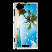 Coque Sony Xperia L Belle plage ensoleillée 1