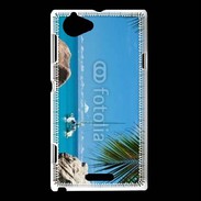 Coque Sony Xperia L Plage des Seychelles