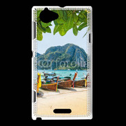 Coque Sony Xperia L Bord de plage en Thaillande