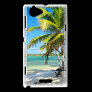 Coque Sony Xperia L Plage tropicale 5