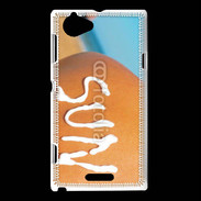Coque Sony Xperia L Crème solaire SUN