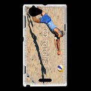 Coque Sony Xperia L Volley ball sur plage
