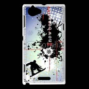 Coque Sony Xperia L Graffiti Ski