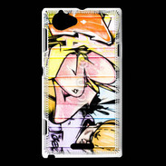 Coque Sony Xperia L Graffiti art 5