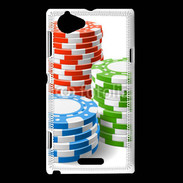 Coque Sony Xperia L Jeton de poker