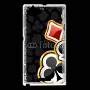 Coque Sony Xperia L Carte de poker