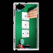 Coque Sony Xperia L Table de poker