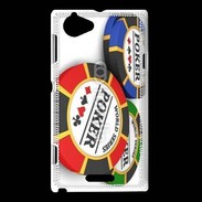 Coque Sony Xperia L Jetons de poker 7