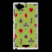 Coque Sony Xperia L Poker vintage 3