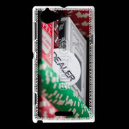 Coque Sony Xperia L Valise de poker