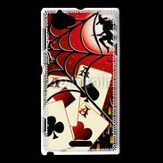 Coque Sony Xperia L Halloween poker