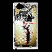 Coque Sony Xperia L motocross frame