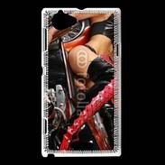 Coque Sony Xperia L Moto sexy 4