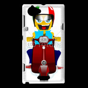 Coque Sony Xperia L J'aime le scooter
