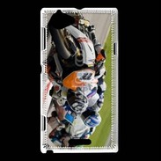 Coque Sony Xperia L Course de moto Superbike