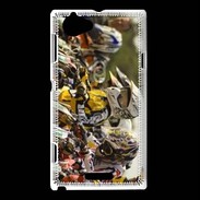 Coque Sony Xperia L Départ course de Motocross