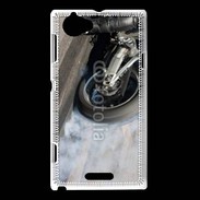 Coque Sony Xperia L Roue en feu dragster 8