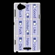 Coque Sony Xperia L Pouce geek
