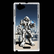 Coque Sony Xperia L Alien Androïd