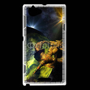 Coque Sony Xperia L Vaisseau extra terrestre 5