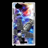 Coque Sony Xperia L Vaisseau spatial et Supernova