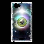 Coque Sony Xperia L Oeil de l'espace