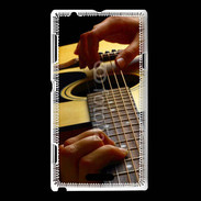 Coque Sony Xperia L Guitare sèche