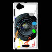 Coque Sony Xperia L Enceinte de musique