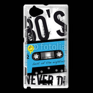 Coque Sony Xperia L Cassette audio Années 80