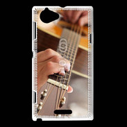 Coque Sony Xperia L Guitariste 1