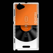 Coque Sony Xperia L Vecteur Vinyl Record