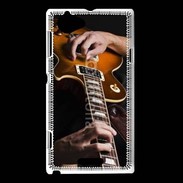 Coque Sony Xperia L Guitariste 2