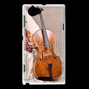 Coque Sony Xperia L Violon et violoncelle 1