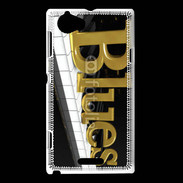Coque Sony Xperia L Blue Jazz panio