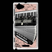 Coque Sony Xperia L Illustration accordéon 1