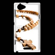 Coque Sony Xperia L Chapelet