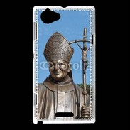 Coque Sony Xperia L Statue Pape Jean Paul II