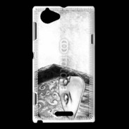 Coque Sony Xperia L Illustration de femme arabe