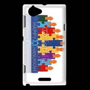 Coque Sony Xperia L Puzzle religieux