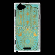 Coque Sony Xperia L Islam turquoise 25