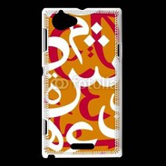 Coque Sony Xperia L Paterne de lettres Arabes 140