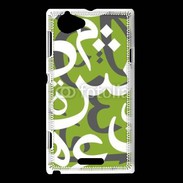 Coque Sony Xperia L Paterne de lettres Arabes 180